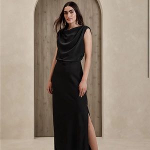 Banana Republic Fact|Black Formal Dress|Size 10
